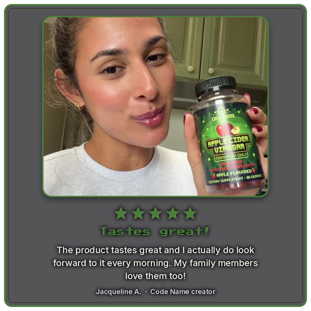 Creator review - Code Name Apple Cider Vinegar