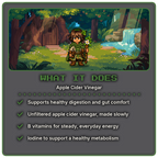 What it does - Code Name Apple Cider Vinegar
