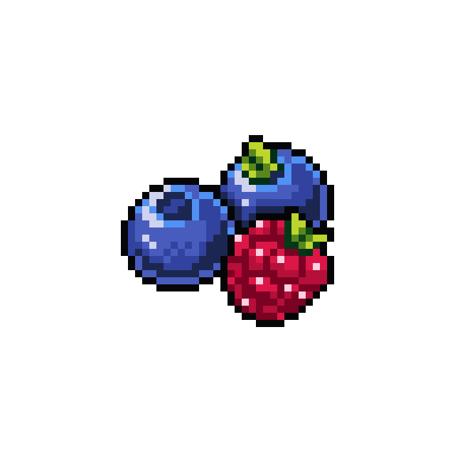 Blueberry and Raspberry