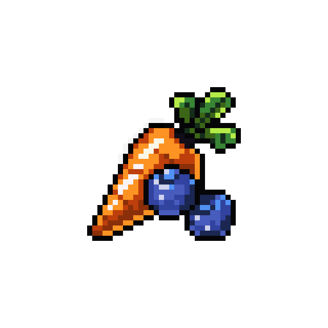 Carrot and Blueberry Juice, For Color