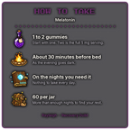How to take - Code Name Melatonin